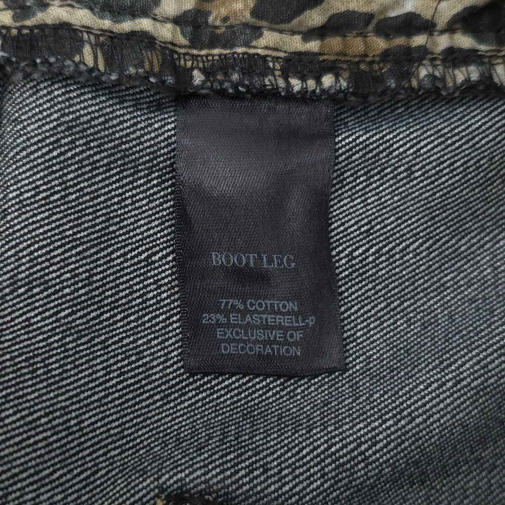White House Black Market Blanc Boot Leg Womens Jeans 8R Gray Dark Wash Denim - Picture 6 of 11